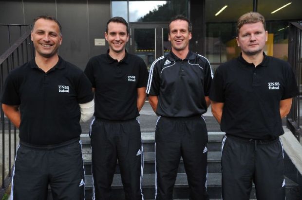 MEDNARODNI SODNIKI (Z leve: Nikolič, Zahović, Šivic in Todorović)