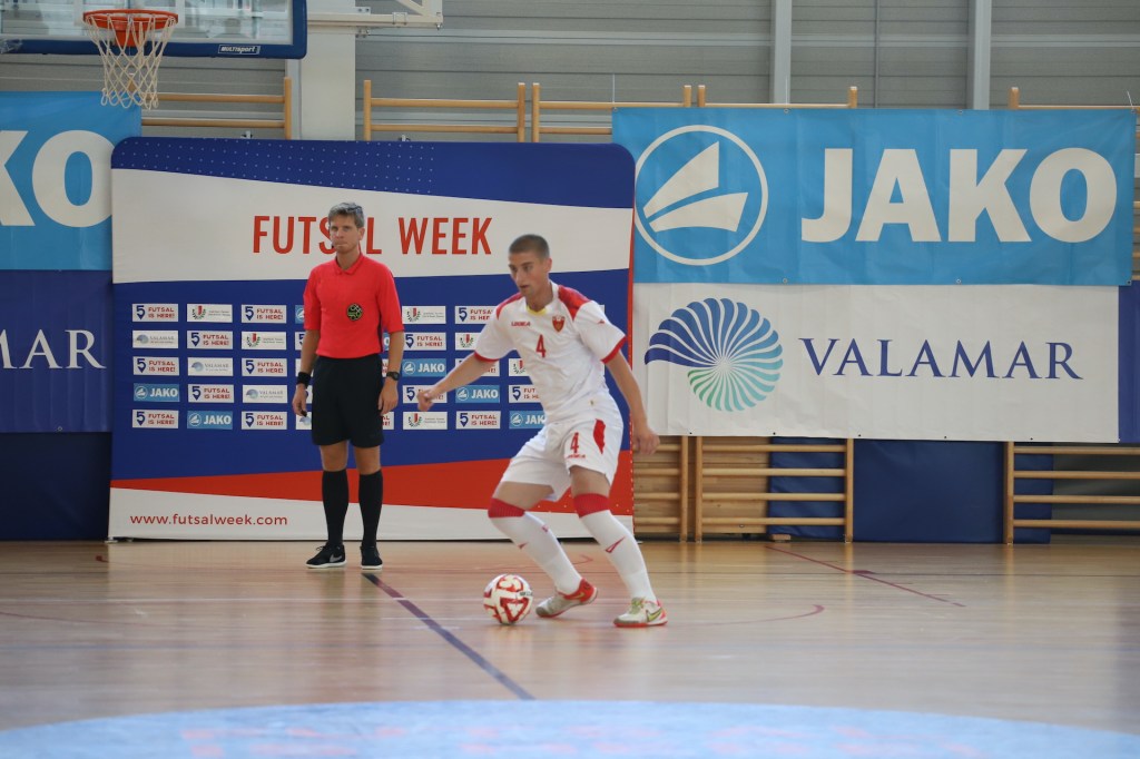 Mark Kučič med tekmo San Marino - Črna gora